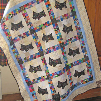 ScrapTherapy - 219 - Dog Gone Scrappy - 61" x 76" quilt