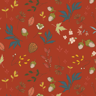 Autumn Vibes  - AGATV  - 97209  - Pecan  - Floral  - Art Gallery