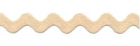 Polyester Ric Rac 15mm - Beige