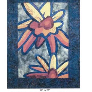 Pattern - Fanrtasy Petals Quilt pattern - 4077-3 - by Castilleja