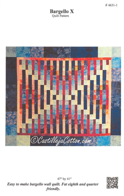 Pattern - Bargello X Quilt Pattern - 4631-1 - by Castilleja Cott