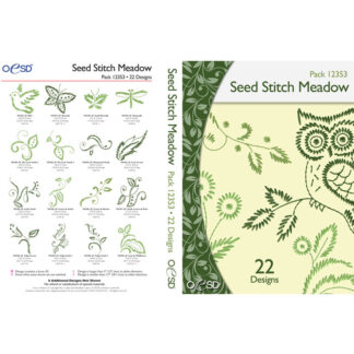 ED - 12353H - Seed Stitch Meadow - OESD