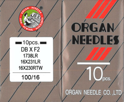Organ  - DBxF2  - Leather  - 100/16  - 10 Pack  - Industrial Nee