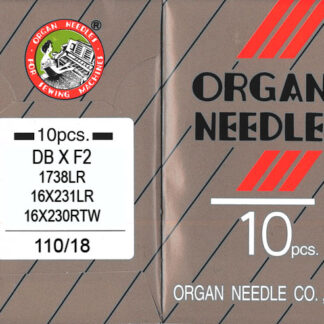 Organ  - DBxF2  - Leather  - 110/18  - 10 Pack  - Industrial Nee