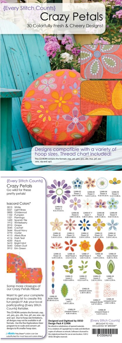 Series 8  - 12406  - CA Crazy Petals  - CD  - Multi Format