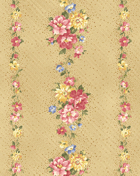 Perennials - Eleanor Burns - Floral Stripes - Ecru/Multi