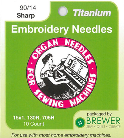 Organ  - 130/705  - Titanium Sharp  - #090  - 10 Pack