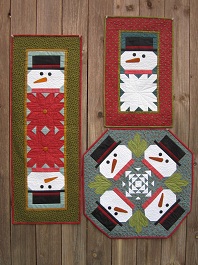 Quilting & Patchwork - Snowman Topper -  By Suzanne's Art House