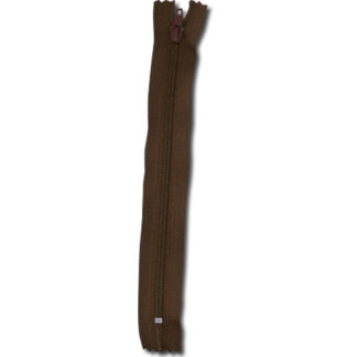 Zipper - Dress Zipper - 50cm - Brown - Nylon