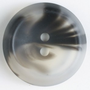 Polyester Button - 25mm - Grey - Tubes