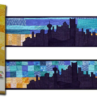 Fabric Bundle - Calgary Skyline Kit - Row by Row - 16 Cotton Fab