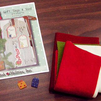 Wool Ornaments - Kits - Gift Tags & Noel - PatchAbilities