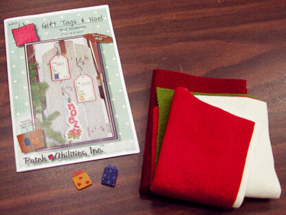 Wool Ornaments - Kits - Gift Tags & Noel - PatchAbilities