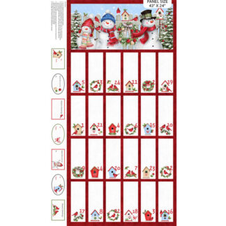 Winter Welcome Calendar Panel - D24102- 010 - EML Studio