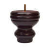 Tuffet Feet - P106-157 - Mahogany - 4pk - Jayakas Inc