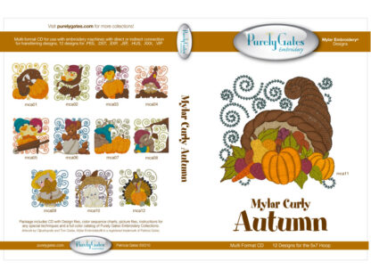 Mylar Embroidery - CD - Mylar Curly Autumn - Purely Gates Embroi