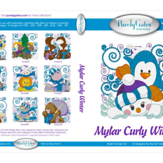 Mylar Embroidery - CD - Mylar Curly Winter - Purely Gates