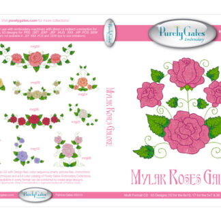 Mylar Embroidery - CD - Mylar Roses Galore - Purely Gates