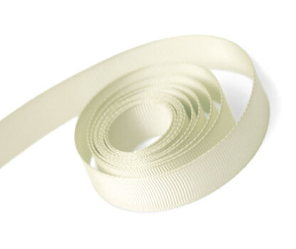 Grosgrain Ribbon  - 7420016  - 028  - Antique White  - 5/8" wide