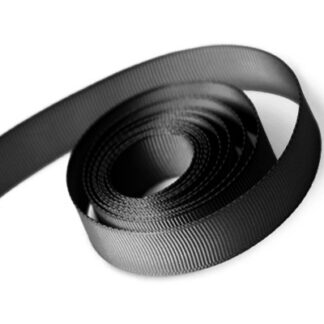 Grosgrain Ribbon  - 7420016  - 030  - Black  - 5/8" wide  - Papi