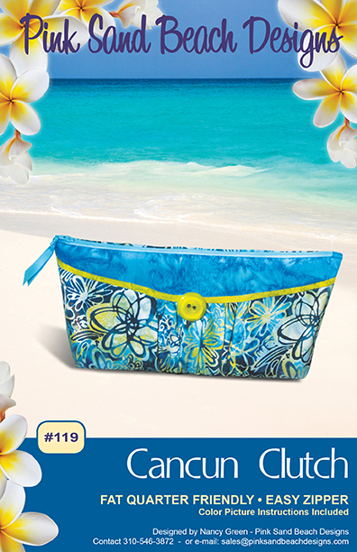 Cancun Clutch Pattern 119 - Pink Sand Beach Designs