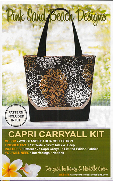 Capri Carryall Kit Woodlands Dahlia - Pink Sand Beach Designs