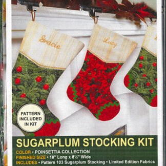 Sugarplum Stocking Kit - 103K-PO - Pink Sand Beach Designs