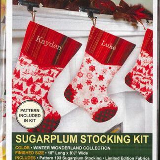 Sugarplum Stocking Kit - 103K-WW - Pink Sand Beach Designs