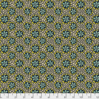 Land Art  - PWOB024  - NAVY  - Navy  - Floral  - Odile Bailloeul