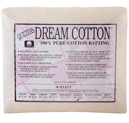 Batting - Pkg - Dream Cotton - Q - Select - Nat