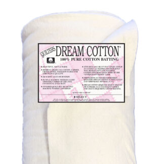 Batting - Dream Cotton - Q 92in - Select - Nat - 27.4m Roll