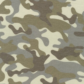 Sunset Studio - Camouflage - Taupe - French Terry