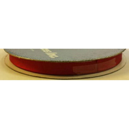 Ribbon - Grosgrain - 1.5cm wide - Red - By Mtr