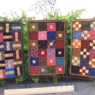 Mini Trio Quilts - Mini Quilt Patterns - Suzanne's Art House