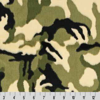 Cuddle Luxe - Camo Army - Shannon Fabrics