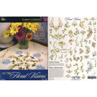 Embroidery Designs - Studio Pack - 001 - USB - Floral Visions