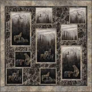 Pattern - Wilderness Mountain - 65"x 65" - Wanda's Designs