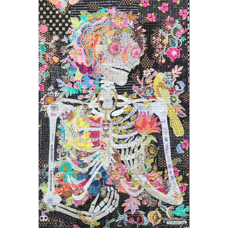 Laura Heine - Dee Ceased Collage Quilt - Pattern