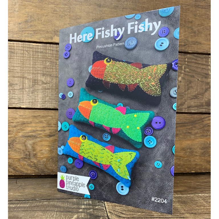 Pattern - Here Fishy Fishy - Purple Pineapple Studio