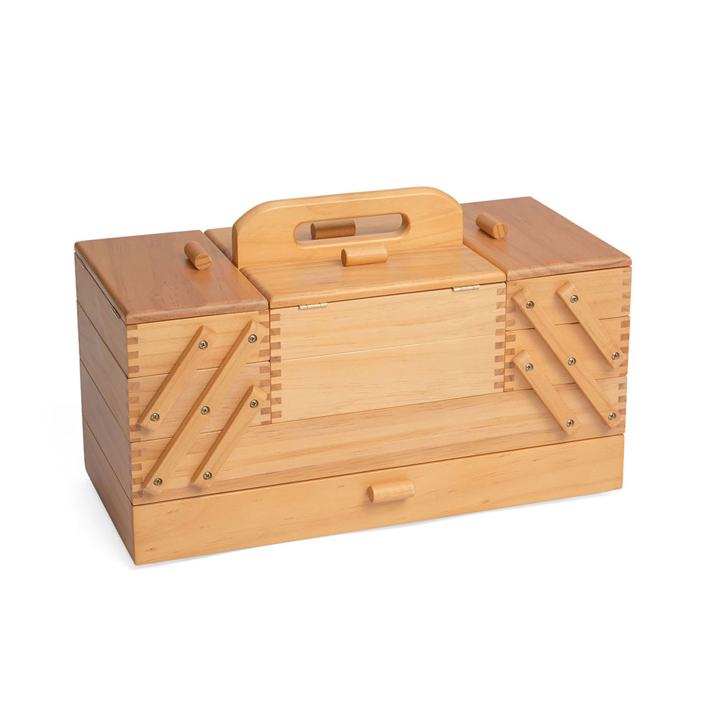 Cantilever Wooden Sewing Box - Large - Millwood