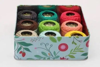 WonderFil - BOM 2024 - Thread Kit - 2 Tins with 18 Eleganza Balls and 11 Spool Ellana Wool Thread Pack - Image 4
