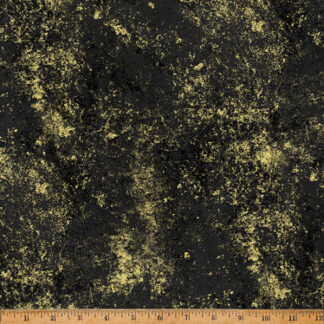 100% Cotton Fabric - Brilliance - W5363-004G - Black/Gold - Hoffman Fabrics