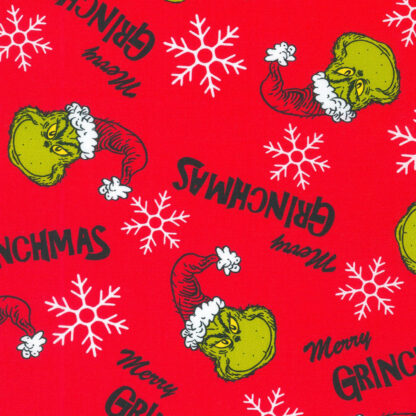 100% Cotton Fabric - How the Grinch Stole Christmas - 20995-223 - Holiday