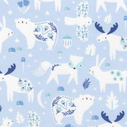 100% Cotton Flannel - Gentle Night - 22364-04 - Blue