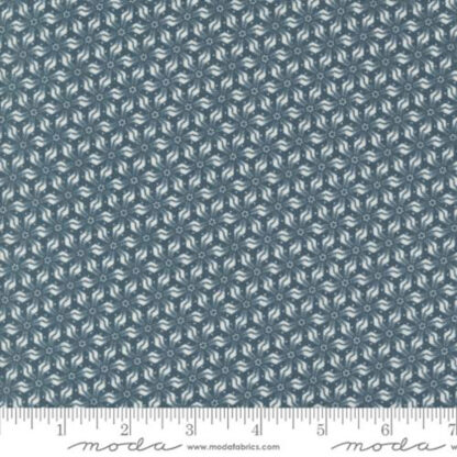 100% Cotton Fabric - Snowman Gatherings IV  - 549251-14 - Lake - Primitive Gatherings - MODA