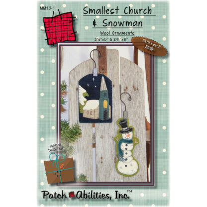 Patch Abilities - Pattern - MM10-01 - Smallest Church & Snowman - MM10-1