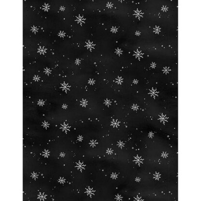 100% Cotton Fabric - Our Gnome to Yours - 56086-919 - Black - Wilmington Prints - Christmas