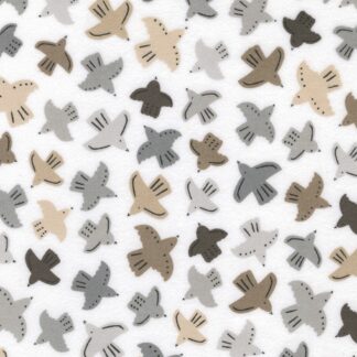 100% Cotton Flannel - Gentle Night - 22366-014 - Natural