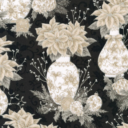 100% Cotton Fabric - Holiday Flourish/Festive Finery - 22284-304 - Shadow - Robert Kaufman