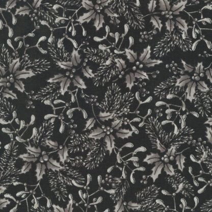 100% Cotton Fabric - Holiday Flourish/Festive Finery - 22290-181 - Onyx - Robert Kaufman